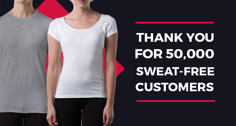 Thompson Tee Helps 50,000 Customers Shield Underarm Sweat
