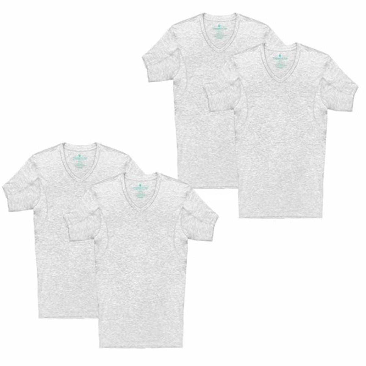 Men's Sweat Proof - Slim Fit V-neck Pack of 4