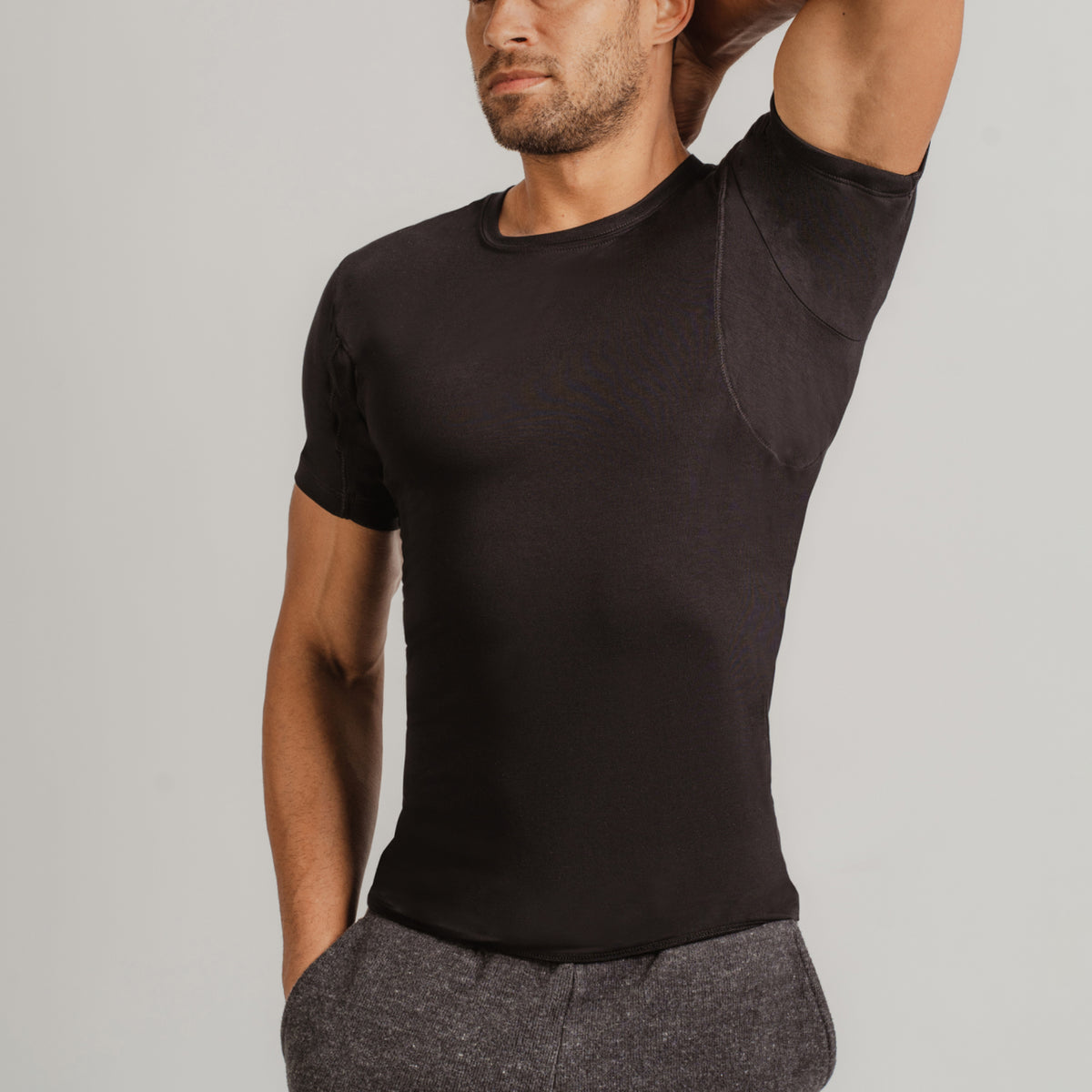 Men's Sweat Proof - Slim Fit Crewneck Pack of 4