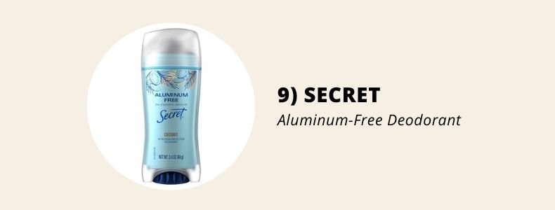 secret aluminum free deodorant