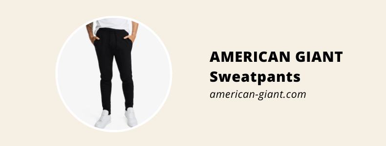 american giant sweatpants high quality basics