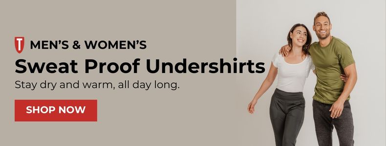 Manage cold sweats with men's and women's sweat proof undershirts. Shop now.
