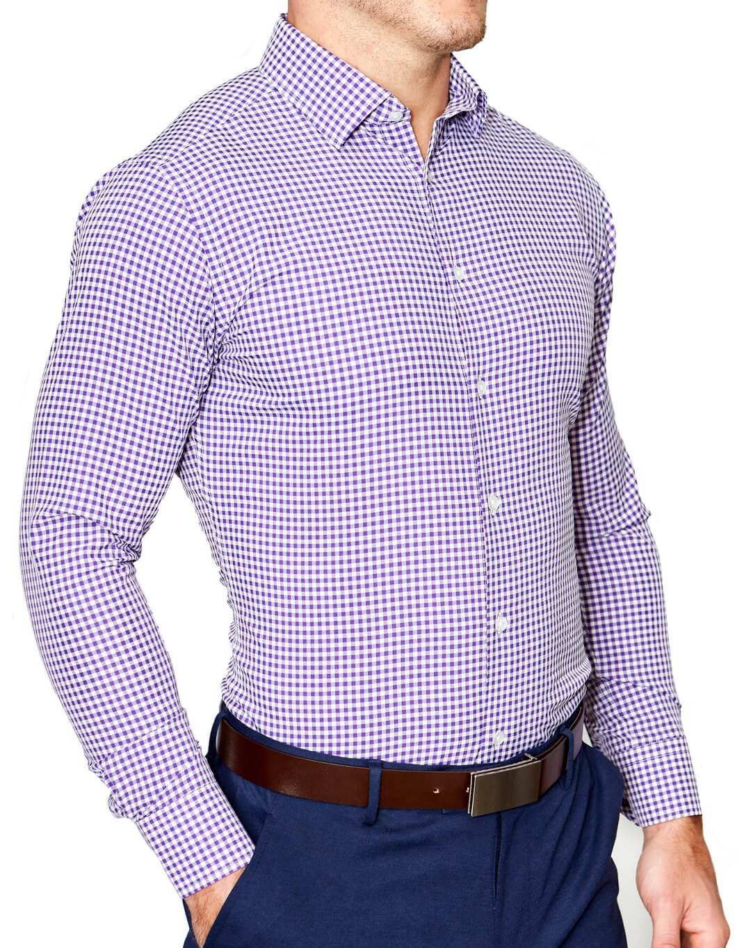 sweat proof button down shirt