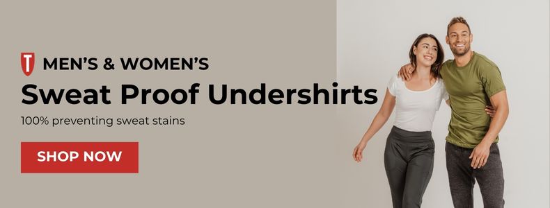 Shop Thompson Tee sweat proof undershirts