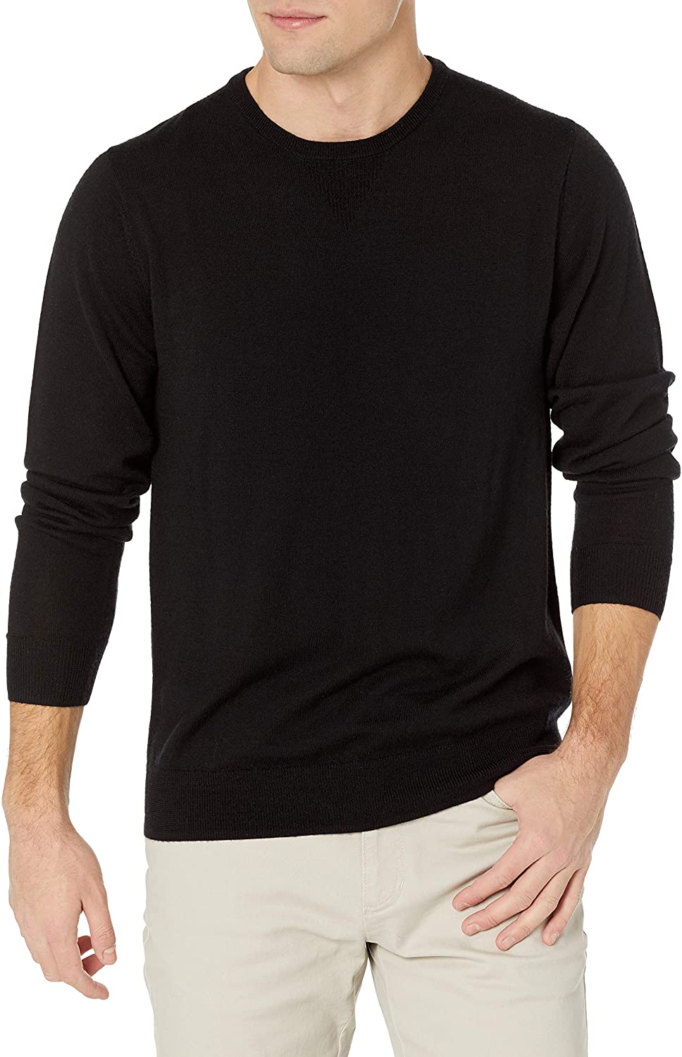 Merino Wool Sweater Mid Layer for Cold Weather
