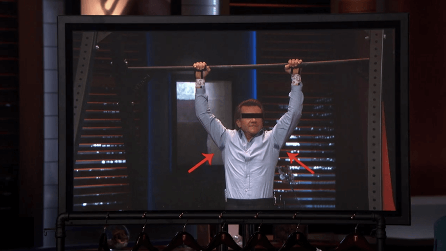 Thompson Tee Shark Tank pitch | Robert Herjavec sweaty pits