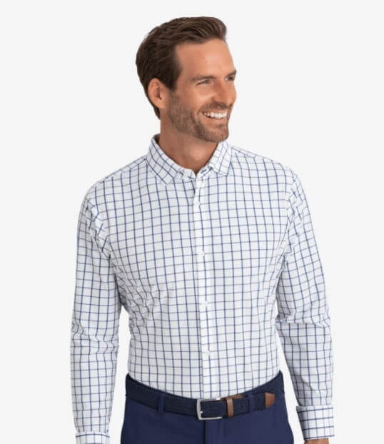 Moisture wicking store dress shirts