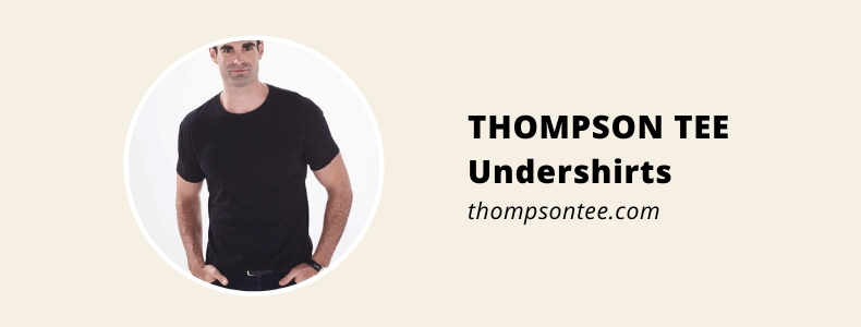 thompson tee undershirts high quality basics