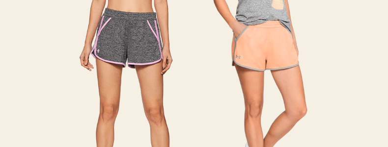 UnderArmour Best Women's Workout Shorts for Sweat and Odor