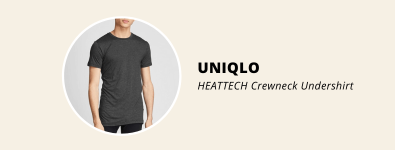 Uniqlo Men's HEATTECH Crewneck Undershirt